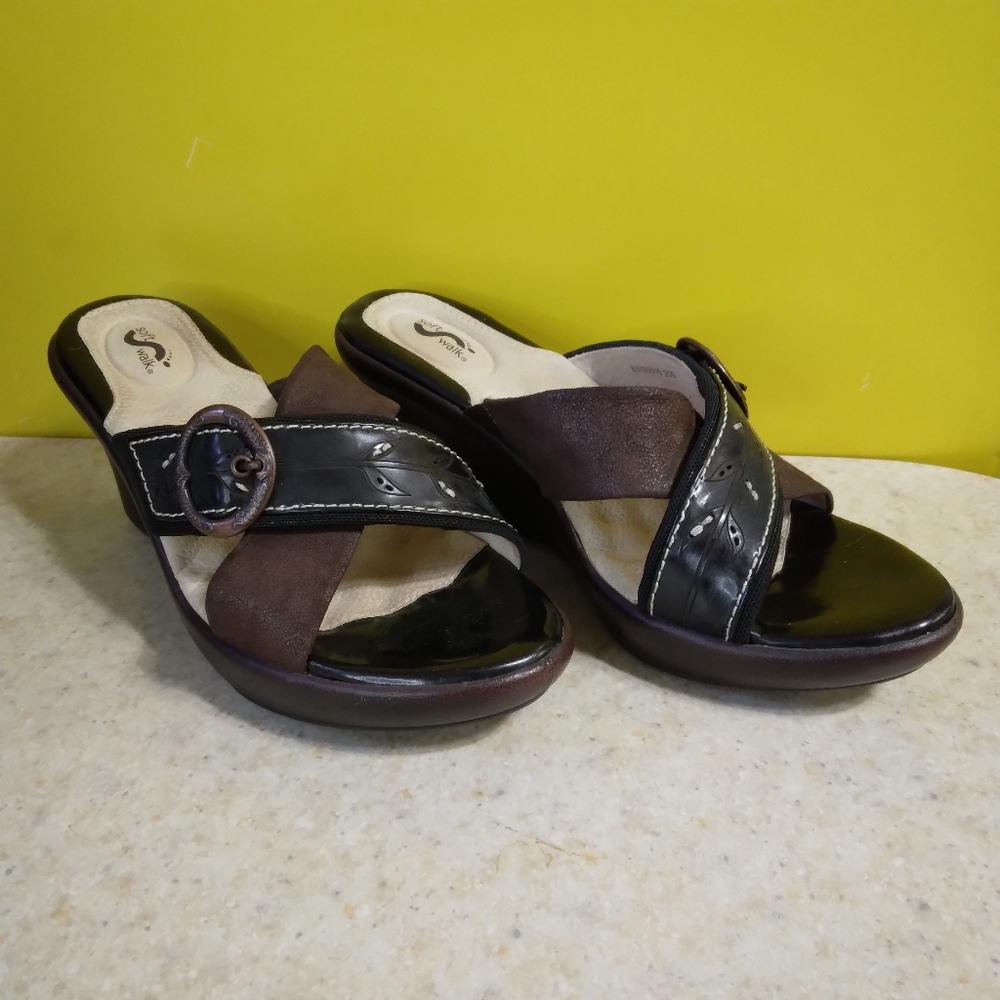 Softwalk Women's Wedge Sandals, size 8W